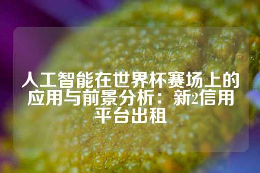 人工智能在世界杯赛场上的应用与前景分析：新2信用平台出租