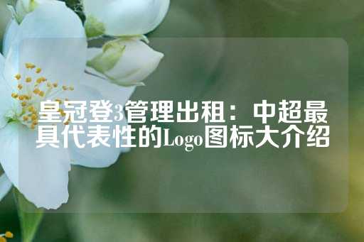 皇冠登3管理出租：中超最具代表性的Logo图标大介绍