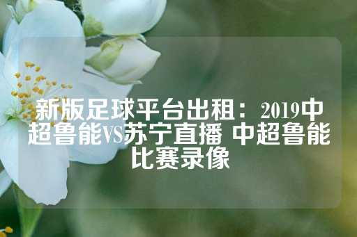 新版足球平台出租：2019中超鲁能VS苏宁直播 中超鲁能比赛录像