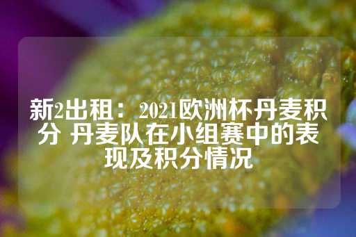 新2出租：2021欧洲杯丹麦积分 丹麦队在小组赛中的表现及积分情况