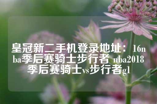 皇冠新二手机登录地址：16nba季后赛骑士步行者 nba2018季后赛骑士vs步行者g1