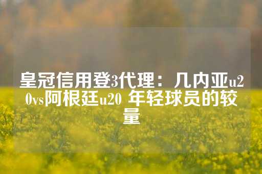 皇冠信用登3代理：几内亚u20vs阿根廷u20 年轻球员的较量