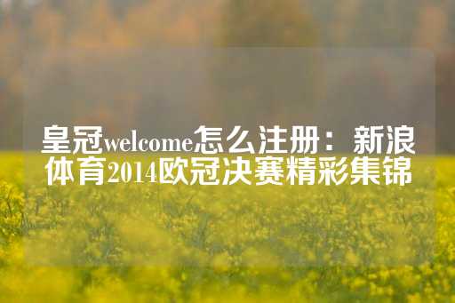 皇冠welcome怎么注册：新浪体育2014欧冠决赛精彩集锦