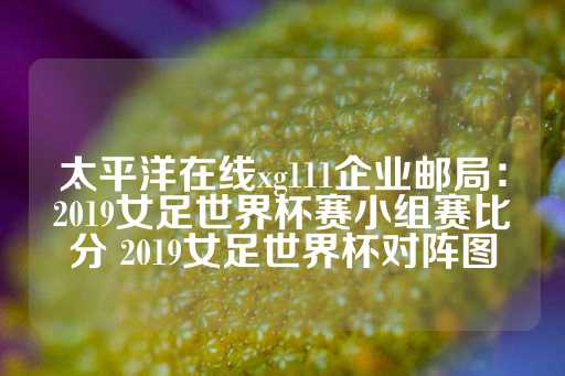 太平洋在线xg111企业邮局：2019女足世界杯赛小组赛比分 2019女足世界杯对阵图-第1张图片-皇冠信用盘出租