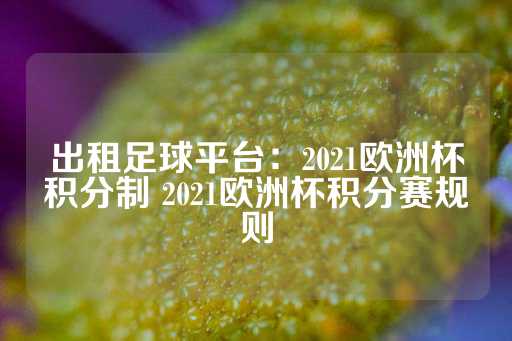 出租足球平台：2021欧洲杯积分制 2021欧洲杯积分赛规则-第1张图片-皇冠信用盘出租