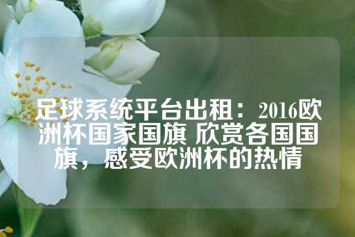 足球系统平台出租：2016欧洲杯国家国旗 欣赏各国国旗，感受欧洲杯的热情