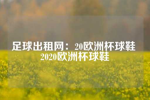 足球出租网：20欧洲杯球鞋 2020欧洲杯球鞋-第1张图片-皇冠信用盘出租