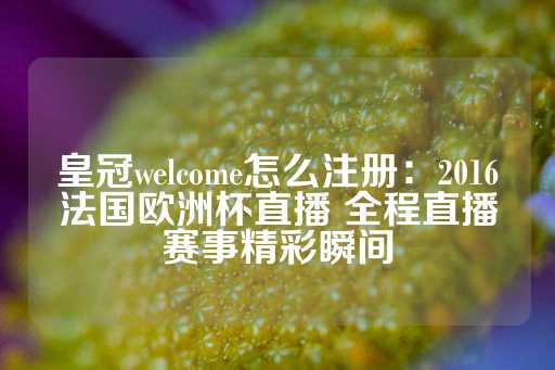 皇冠welcome怎么注册：2016法国欧洲杯直播 全程直播赛事精彩瞬间