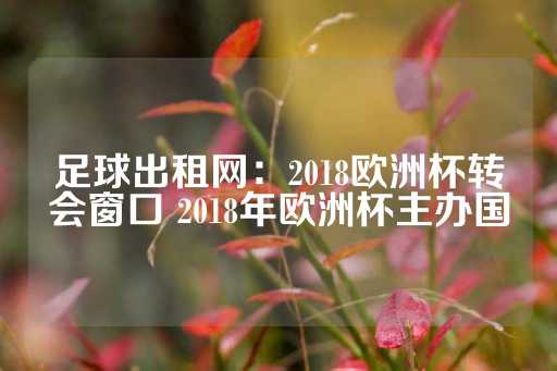 足球出租网：2018欧洲杯转会窗口 2018年欧洲杯主办国-第1张图片-皇冠信用盘出租