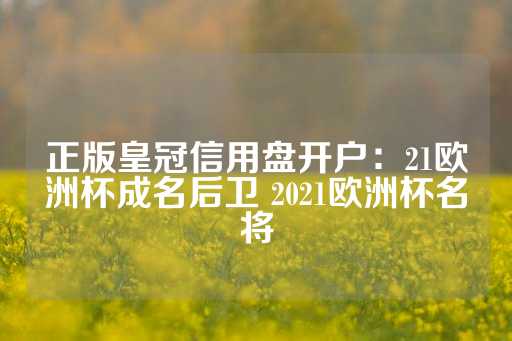 正版皇冠信用盘开户：21欧洲杯成名后卫 2021欧洲杯名将-第1张图片-皇冠信用盘出租