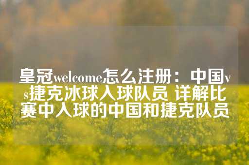 皇冠welcome怎么注册：中国vs捷克冰球入球队员 详解比赛中入球的中国和捷克队员-第1张图片-皇冠信用盘出租