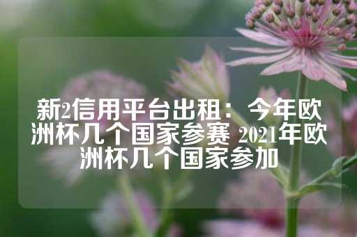 新2信用平台出租：今年欧洲杯几个国家参赛 2021年欧洲杯几个国家参加