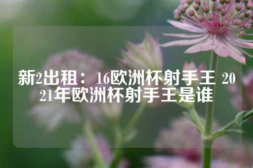 新2出租：16欧洲杯射手王 2021年欧洲杯射手王是谁-第1张图片-皇冠信用盘出租