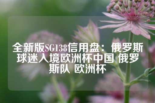 全新版SG138信用盘：俄罗斯球迷入境欧洲杯中国 俄罗斯队 欧洲杯