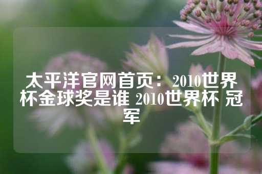 太平洋官网首页：2010世界杯金球奖是谁 2010世界杯 冠军-第1张图片-皇冠信用盘出租