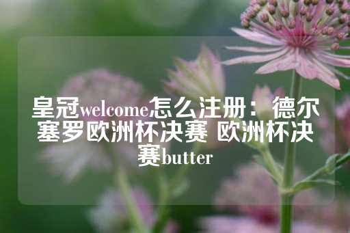 皇冠welcome怎么注册：德尔塞罗欧洲杯决赛 欧洲杯决赛butter-第1张图片-皇冠信用盘出租