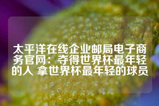 太平洋在线企业邮局电子商务官网：夺得世界杯最年轻的人 拿世界杯最年轻的球员