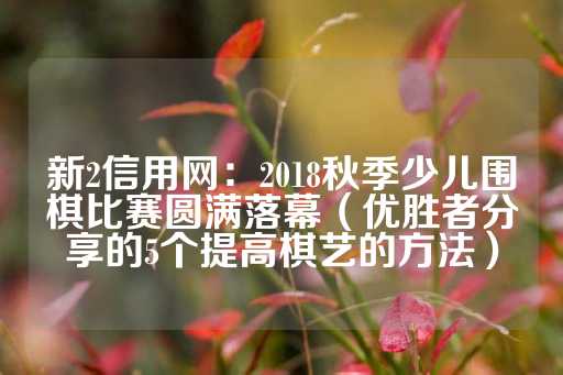 新2信用网：2018秋季少儿围棋比赛圆满落幕（优胜者分享的5个提高棋艺的方法）-第1张图片-皇冠信用盘出租