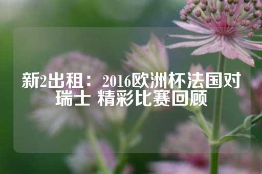 新2出租：2016欧洲杯法国对瑞士 精彩比赛回顾-第1张图片-皇冠信用盘出租