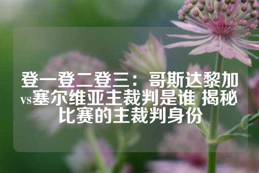 登一登二登三：哥斯达黎加vs塞尔维亚主裁判是谁 揭秘比赛的主裁判身份