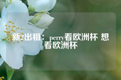 新2出租：perry看欧洲杯 想看欧洲杯-第1张图片-皇冠信用盘出租