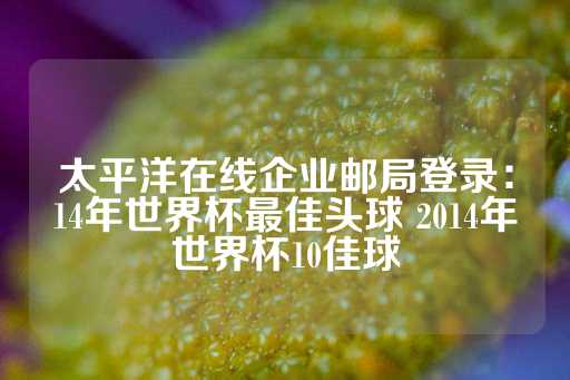 太平洋在线企业邮局登录：14年世界杯最佳头球 2014年世界杯10佳球