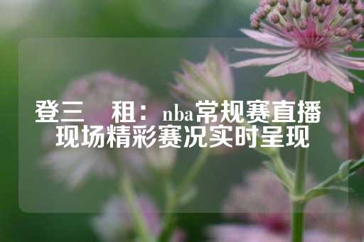 登三岀租：nba常规赛直播 现场精彩赛况实时呈现-第1张图片-皇冠信用盘出租