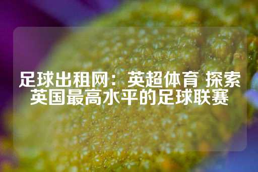 足球出租网：英超体育 探索英国最高水平的足球联赛