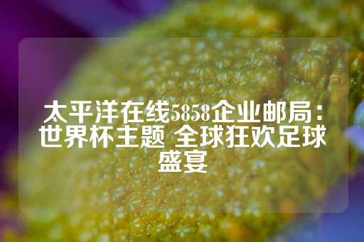 太平洋在线5858企业邮局：世界杯主题 全球狂欢足球盛宴-第1张图片-皇冠信用盘出租