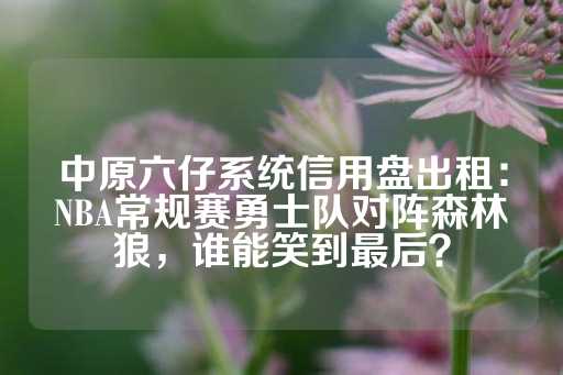 中原六仔系统信用盘出租：NBA常规赛勇士队对阵森林狼，谁能笑到最后？