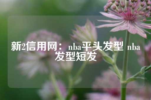 新2信用网：nba平头发型 nba发型短发