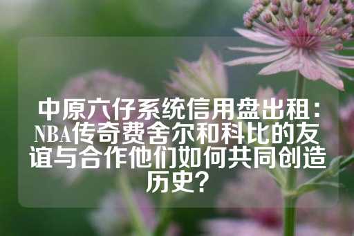 中原六仔系统信用盘出租：NBA传奇费舍尔和科比的友谊与合作他们如何共同创造历史？-第1张图片-皇冠信用盘出租