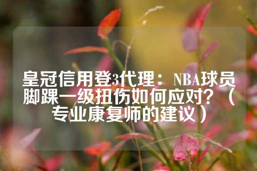 皇冠信用登3代理：NBA球员脚踝一级扭伤如何应对？（专业康复师的建议）-第1张图片-皇冠信用盘出租