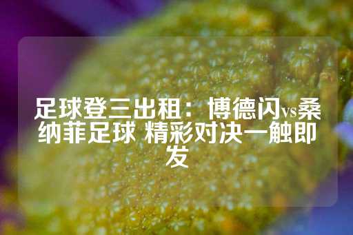 足球登三出租：博德闪vs桑纳菲足球 精彩对决一触即发-第1张图片-皇冠信用盘出租