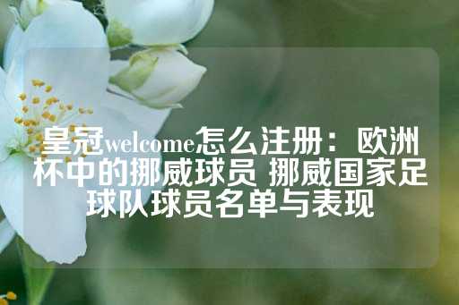 皇冠welcome怎么注册：欧洲杯中的挪威球员 挪威国家足球队球员名单与表现-第1张图片-皇冠信用盘出租