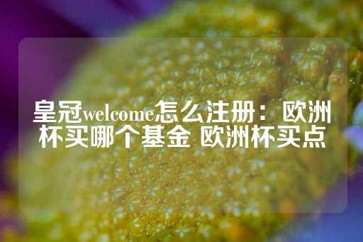 皇冠welcome怎么注册：欧洲杯买哪个基金 欧洲杯买点