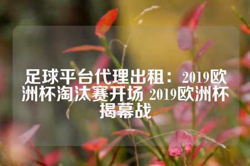 足球平台代理出租：2019欧洲杯淘汰赛开场 2019欧洲杯揭幕战-第1张图片-皇冠信用盘出租