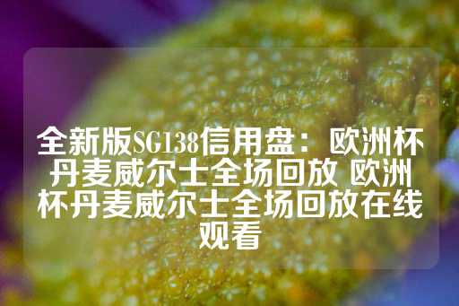 全新版SG138信用盘：欧洲杯丹麦威尔士全场回放 欧洲杯丹麦威尔士全场回放在线观看