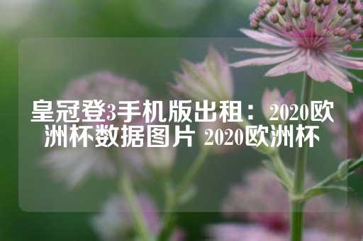 皇冠登3手机版出租：2020欧洲杯数据图片 2020欧洲杯