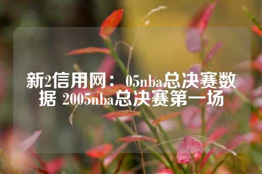 新2信用网：05nba总决赛数据 2005nba总决赛第一场-第1张图片-皇冠信用盘出租