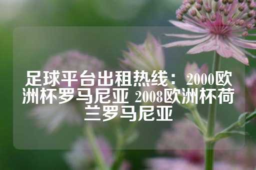 足球平台出租热线：2000欧洲杯罗马尼亚 2008欧洲杯荷兰罗马尼亚-第1张图片-皇冠信用盘出租