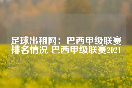 足球出租网：巴西甲级联赛排名情况 巴西甲级联赛2021-第1张图片-皇冠信用盘出租