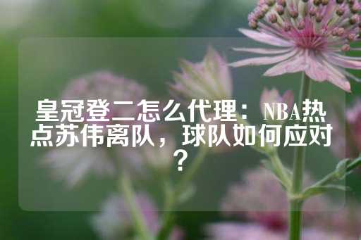 皇冠登二怎么代理：NBA热点苏伟离队，球队如何应对？