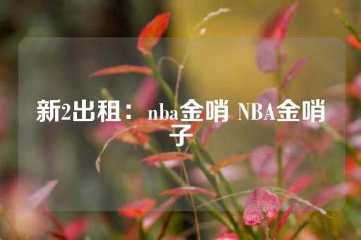 新2出租：nba金哨 NBA金哨子-第1张图片-皇冠信用盘出租