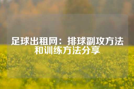 足球出租网：排球副攻方法和训练方法分享