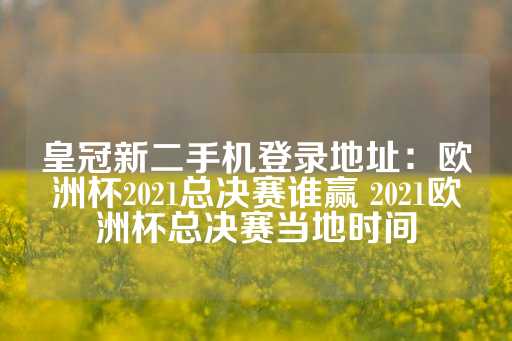 皇冠新二手机登录地址：欧洲杯2021总决赛谁赢 2021欧洲杯总决赛当地时间