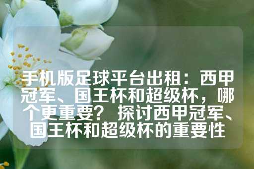 手机版足球平台出租：西甲冠军、国王杯和超级杯，哪个更重要？ 探讨西甲冠军、国王杯和超级杯的重要性