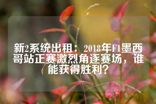 新2系统出租：2018年F1墨西哥站正赛激烈角逐赛场，谁能获得胜利？-第1张图片-皇冠信用盘出租