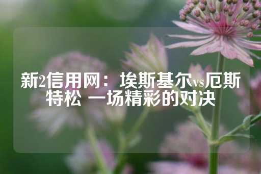 新2信用网：埃斯基尔vs厄斯特松 一场精彩的对决