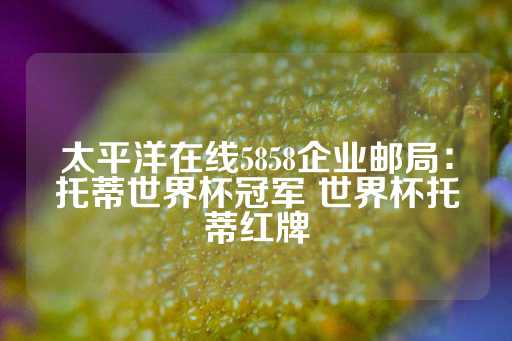 太平洋在线5858企业邮局：托蒂世界杯冠军 世界杯托蒂红牌-第1张图片-皇冠信用盘出租